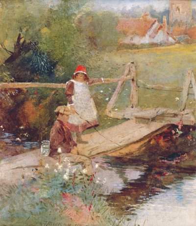 The Young Anglers by Thomas Mackay